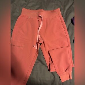 Figs scrub pants Breast cancer awareness edition.